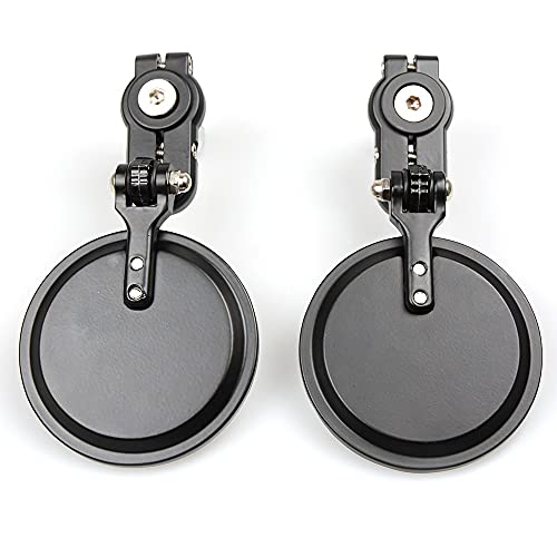 Espejos retrovisores 22mm antirreflejo para Husqvarna 701 Supermoto un par negro 3
