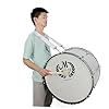 Mikinona Adjustable Double Shoulder Bass Drum Strap Nylon Carrier Harness with Metal Clips for Marching Band and #1