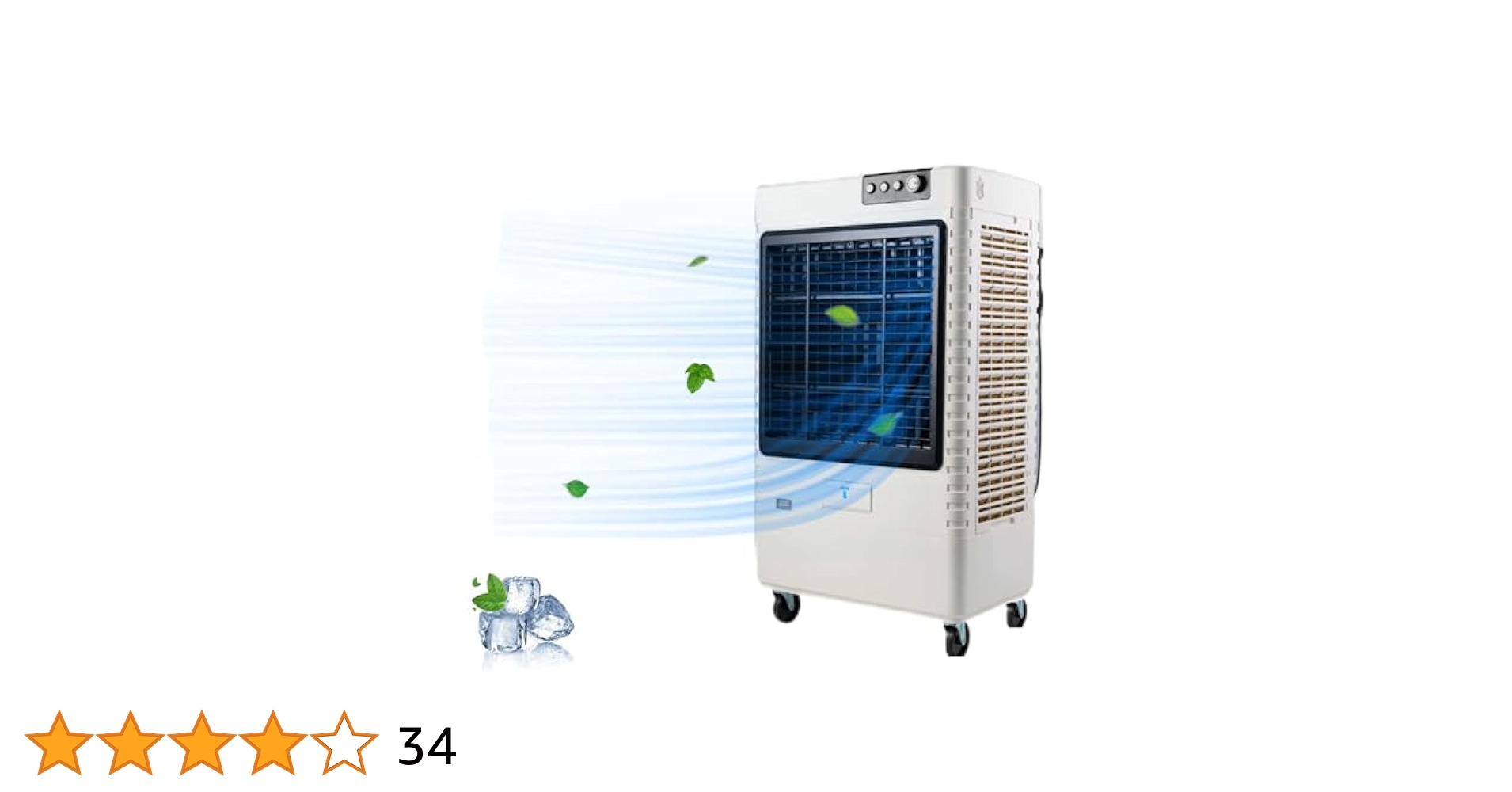 Amazon | ZAPJQL 業務用 大型冷風扇 冷風機 400W気化式送風機