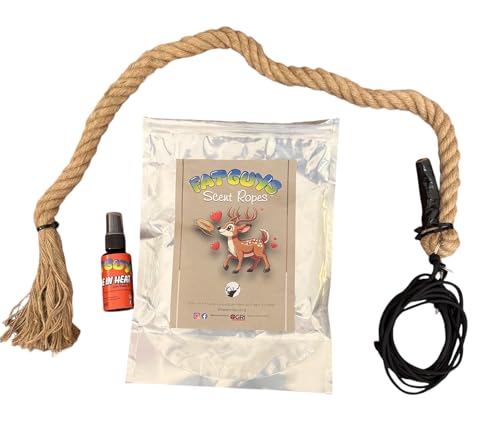 Fat Guys Deer Hunting Hemp Scent Rope - Mock Scrape Rope - All Natural Scent - Hemp Rope - Deer Hunting Accessories - Deer Hunting Gear