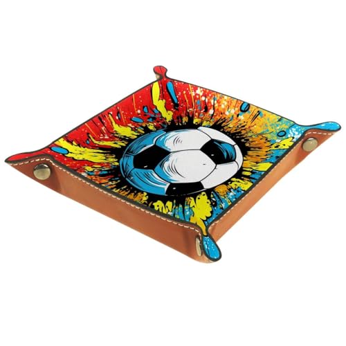 PU Leather DND Dice Trays Portable Dice Rolling Tray Large