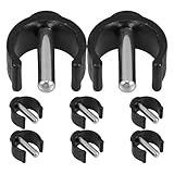 Hauteur réglable : les accessoires de réglage permettent d’ajuster la hauteur, améliorant ainsi le confort et l’expérience de l’utilisateur. remplacement du cadre de toilette, clips de verrouillage de rechange