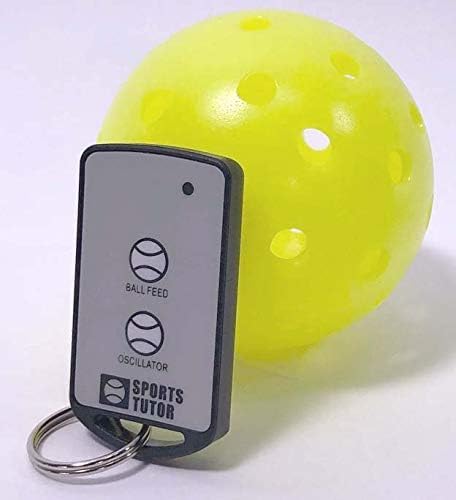 Pickleball Tutor Spin Model with Remote. Variable SIDESPIN. Made in USA by #1 Pickleball Machine Company.
