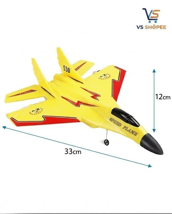 Image of SU-27 RC Fighter Jet: 2.4GHz High-Speed RC Airplane with LED Lights, 6-Axis Gyro & Durable EPP Foam - Easy to Fly Electric Aircraft Toy for Kids, Beginners & Adults (SU-27 RC Fighter Jet)