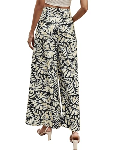 Image of EYEBOGLER Women Pure Cotton Graphic Printed Palazzo