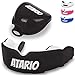 ATARIO® Mundschutz mit perfektem Halt [inkl. Transportbox]– Zahnschutz Kampfsport [BPA-frei] für maximale Leistung beim Sport – Mundschutz Boxen, MMA & Football für Erwachsene und Kinder (Schwarz)