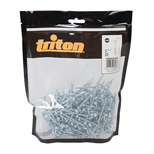 Triton Zinc Pocket-Hole Screws Washer Head Coarse P/HC 8 x 2" 250pk (609720)