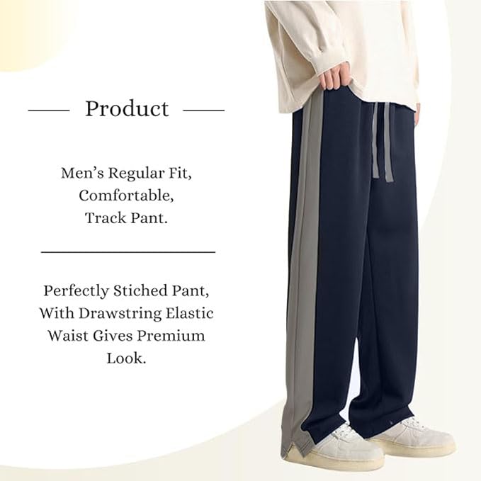 Image of VIMAL JONNEY Trouser Pant for Men | Track Pant for Men Loose Fit | Sports Track Pant for Men | Track Pant Men | Men Stylish Track Pant-VIMAL640444