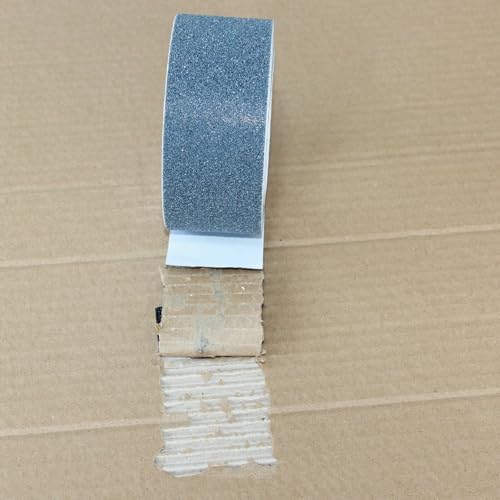Image of Anti Slip Tape 2 Inch Wide, Waterproof Grip Adhesive Heavy Duty High Traction Friction for Indoor /Outdoor Steps (17 Ft /Gray).