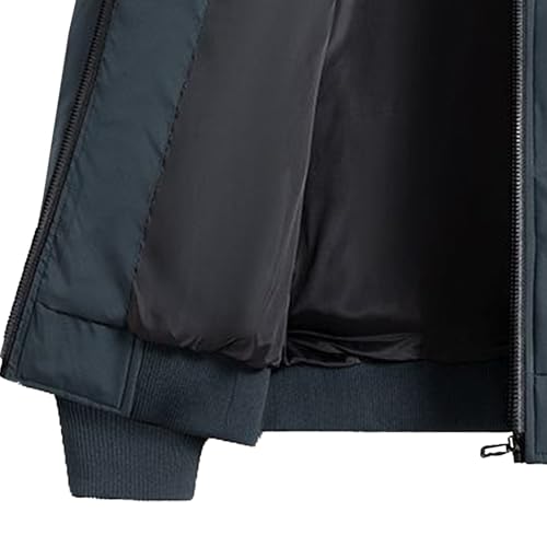 Veste matelassée homme d'une finition irréprochable, manteau isolé bleu