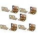 Aexit 24mmx18mmx18mm Iron Nails, Screws & Fasteners L Shaped Angle Corner Brace Brackets Braces Support 10pcs