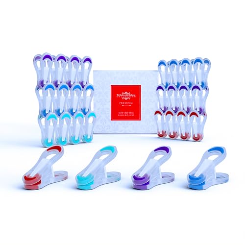 Clothes Pegs for Washing Line – Soft Grip & No Metal Rust | Weatherproof, UV-Stable & Gentle on Fabrics | 36 Pack by Barkworth & Hathaway - Image 2