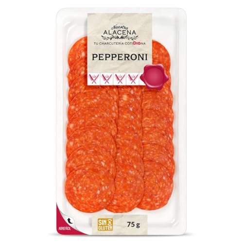 Pepperoni Nuestra Alacena de Dia sobre 75 g