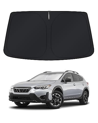Image of KUST Windshield Sun Shade for Subaru Crosstrek 2024 2025 2026 Accessories Window Sunshade Sun Visor Protector Foldable Blocks UV Rays Keep Car Cooler