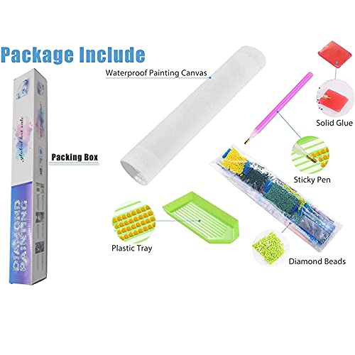 Tocare 5D Diamond Painting Kits For Adults Kids Beginners16X20Inch Round Full Drill Dotz Painting Nature Scenery Landscape Blossom #TOP4