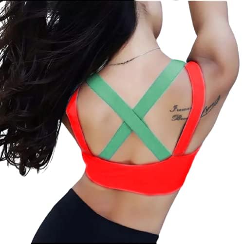 Image of Brachy Polycotton Padded Wire Free Push Up Racer Back Sports Bra for Women's /Girls (Gym,Yoga,Running,Workout) (Removable Pads) (28 to 34 Size)