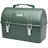 Stanley Classic Lunch Box 10 qt | Vintage Metal Lunchbox | Durable Meal Container with Handle and Latch | Stores Food, Drinks, Thermos, Water Bottle