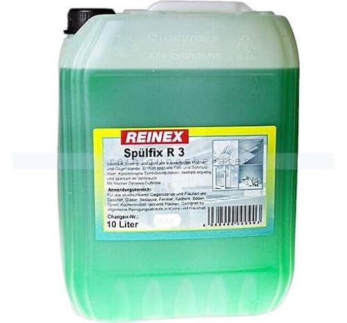 Spülfix R3 Spülmittel, 10 Liter, Extra Fettlösekraft, pH-Neutral, Zitrusduft