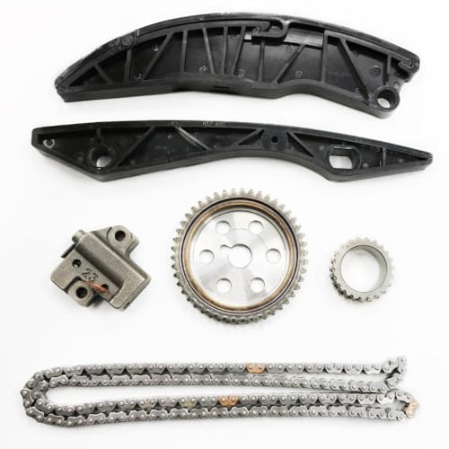 DUHWQSJ G4FA G4FC Kits de reparación de la Cadena de distribución del Motor Compatibles con Carens 1.6L 2009 2013 Reemplazo de Accesorio de Accesorio Universal Fit para OEM 24420-2B000 24431-2B000