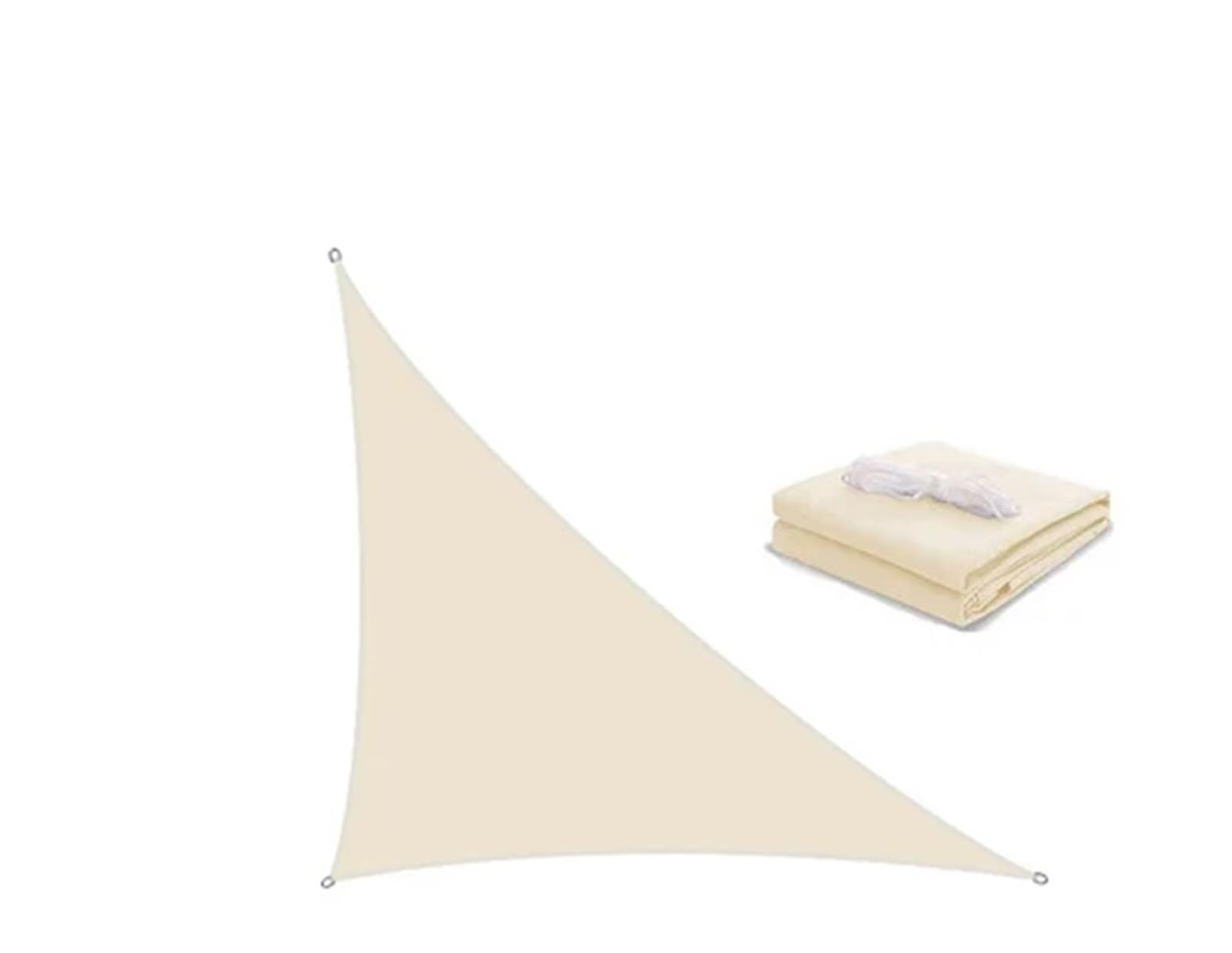 Impermeabile Ripari for Il Sole Triangolo Parasole Protezione Copertura Esterna Giardino Patio Piscina Ombra Vela Tende Da Campeggio 420D Per Pergolato(Beige,3x3x4.3.0m)