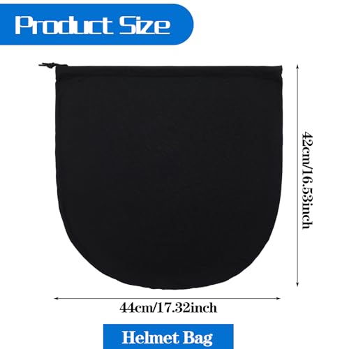 2 Stück Helmtasche Motorradhelm Überzug Mit Kordelzug Helmbeutel Helmsack Helmtasche Motorradhelm 44x42cm,Tragbarer Rucksack,Tasche Helmsack mit Kordelzug