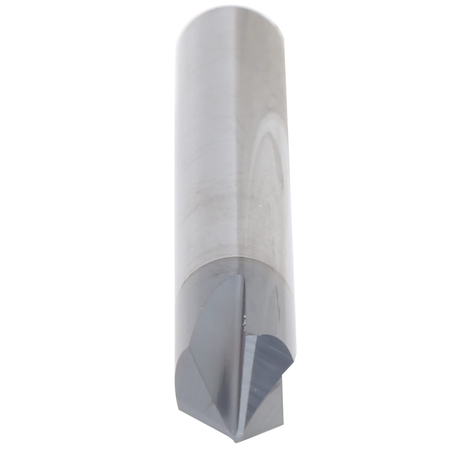 Frez Palcowy z Fazowaniem 60° Precyzyjny Frez 3-ostrzowy Stal Wolframowa do Frezowania CNC i Grawerowania Aluminium i Miedzi - 1 szt. (D8*60°*60L)