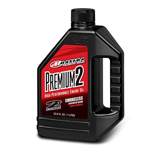 Maxima (21901 Premium 2 Smokeless 2-Stroke Premix/Injector Oil - 1 Liter