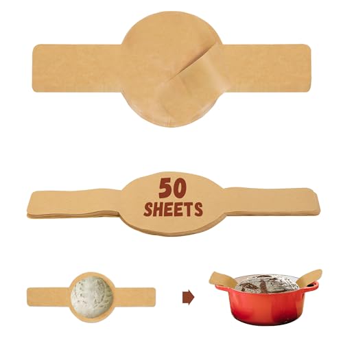 Parchment Paper for Sourdough Baking, GIGYES Bread Sling for Dutch