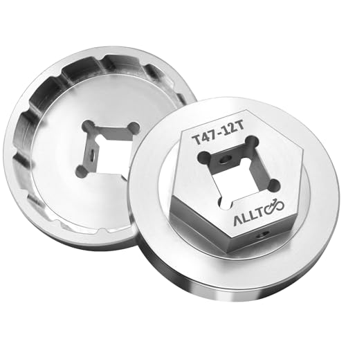 alltoo for Bike BB-M30 T47-1B IB 50.4mm 12T Bottom Bracket Sleeve Tool for Trek Praxisdiy Aluminum Alloy MTB Bike Repair Tool