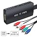 Produktbild PROZOR Proster 1080P HDMI zu YPbPr-Konverter HDMI zu Komponentenadapter HDMI zu 5RCA RGB YPbPr Konverter mit 91 cm Komponenten-Videokabel für PS3 PS4 DVD 360 HDTV Monitor Projektor