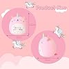 SQEQE Cat Plush Toy Unicorn Cat Stuffed Animal Cute Birthday Cat Plushies Pillow Soft Plushie Doll Gifts for Kid Decor(Pink Caticorn, 10 Inch) #2