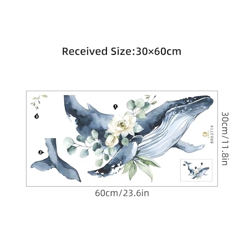 Vinilo decorativo ballena jorobada sacinora miniatura 5