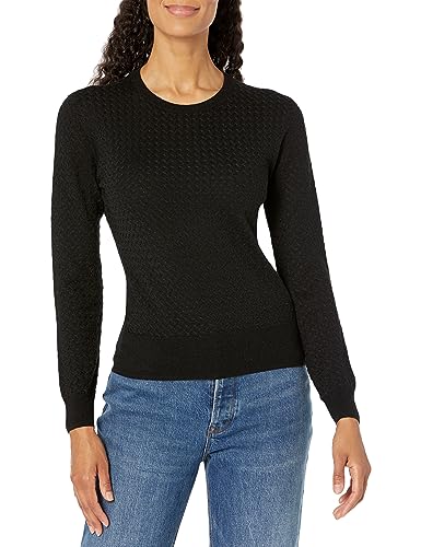Image of Armani Exchange Women's Wool Blend Knit Fitted Pullover Sweater