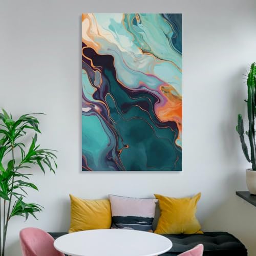 Toile murale esthétique pour habiller un mur vide sans perçages complexes - 6