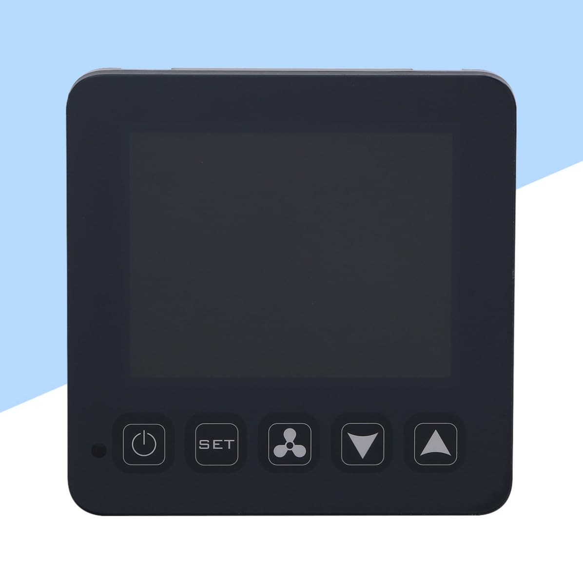 Healvian Programmierbarer Thermostat mit Sommerstimmung Digitaler Bodenthermostat für Zentrale Klimaanlagen Kabelloser Heizgerät mit Lüftergeschwindigkeitsregelung und Großem LCD Display