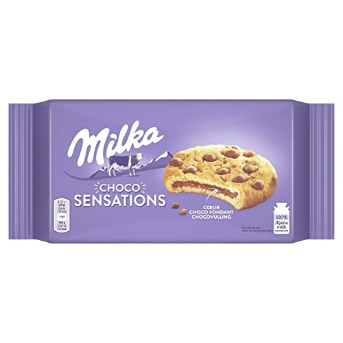 Milka Cookies Sensation - Confezione da 4 pezzi, 182 g