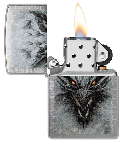 Encendedor de Bolsillo Zippo Dragon Linen Weave miniatura 3