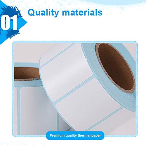 MHUI Etichetta Adesiva Termica Autoadesiva Bianca