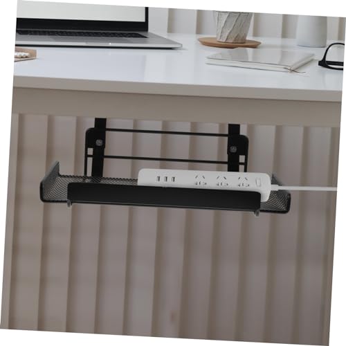 Fixation pour bureau et support de gestion pour câbles en métal robuste - 8