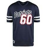 Team: New England Patriots New Era England Patriots T Shirt/tee NFL Stripe Sleeve Oversized tee Blue - M
