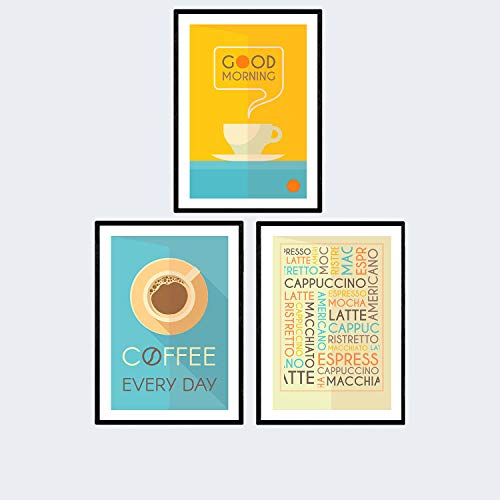 Nacnic Set coffee sheets. Posters kinds of coffee. Retro coffee 2. Size A3, Coffee Retro 2, 42L x 29.7W cm - Image 3