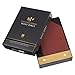 KJV Holy Bible, Giant Print Full-size Premium Full Grain Leather Red Letter Edition - Thumb Index & Ribbon Marker, King James Version, Espresso/Saddle Tan (KJV Full Size GP Editions)