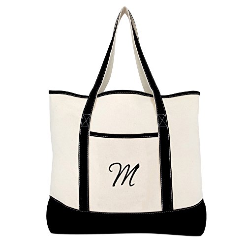DALIX Monogram Bag Personalized Totes For Women miniatura 2