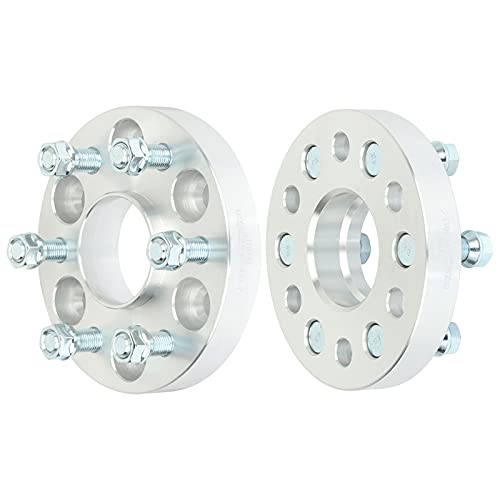 Abrillvt 6x120 Wheel Spacer 1 inch 2PCS Thread Size 14x1.5 Wheel Adapter Compatible with for XT6 20 for SRX 09-16 for Traverse 18-20