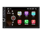  Radio Universal Android 10 Navegación 7 Pulgadas 2 DIN Estéreo Soporte WiFi Bluetooth Mirror Link RDS Control del Volante Dab + Coche Cámara de visión Trasera TPMS TV en Entrada DVR