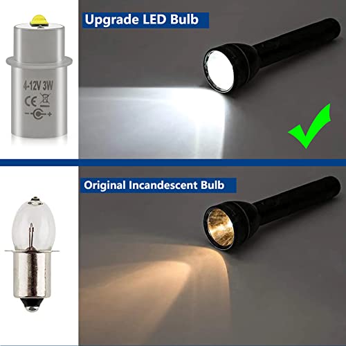 Ludopam FOR 3 4 5 6 C D CELL FLASHLIGHT Led Flashlight Bulb Xp-G3 Leds Upgrade Bulb Compatible For Maglite Flashlight 3 4 5 6 Cell D/C thumb #2