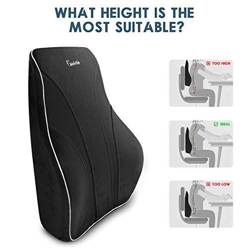 Tusscle Lumbar Cushion, Original Lumbar Cushion Rear Moderate Zacht en hard gevormd, geschikt voor thuis, kantoor… - Image 4