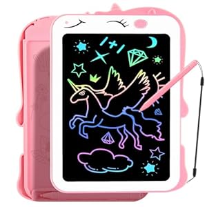 LCD Writing Tablet for Kids, Unicorn Girl Toys, Toddlers Toys Drawing Board, Educational Doodle Pad Kid Toys for 2 3 4 5 6 7 8 Year Old Girls Boys Easter Birthday Party Xmas Gift, 8.5inch