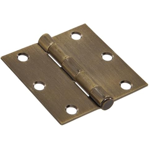 The Hillman Group 852839 Antique Brass Door Hinges Cover