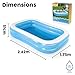 Bestway Family Pool, 262 x 175 x 51 cm